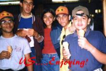Parvez, Abhimanyu, Rubina, ME and Chiraag.....having fun!